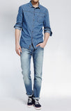 SP14 DENIM SHIRT ANCHOR MOTIF - Mavi Jeans