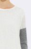 ZIP-DETAILED SWEATER - LIGHT GREY - Mavi Jeans