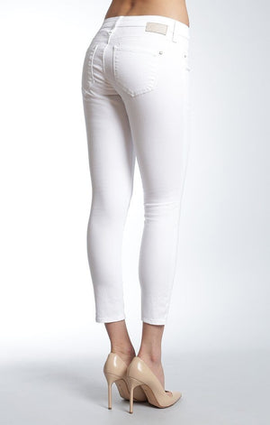 ALEXA PETITE SKINNY IN WHITE TRIBECA - Mavi Jeans