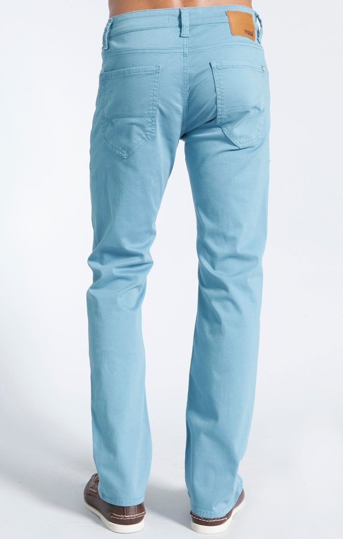 ZACH STRAIGHT LEG IN ADRIATIC BLUE TWILL - Mavi Jeans