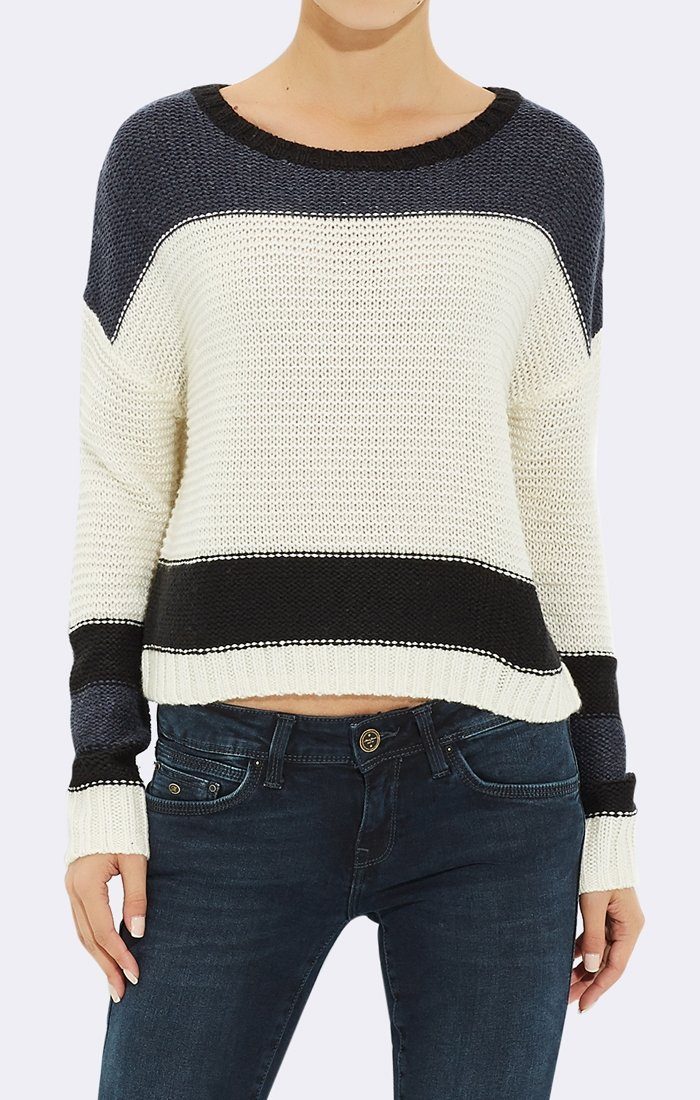 CROPPED KNIT SWEATER - Mavi Jeans