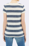 STRIPED SHORT SLEEVE TOP - Mavi Jeans