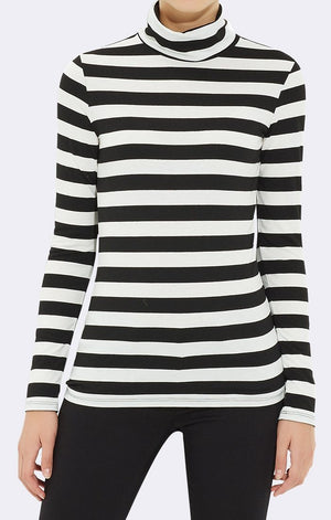 STRIPED TURTLE NECK - Mavi Jeans