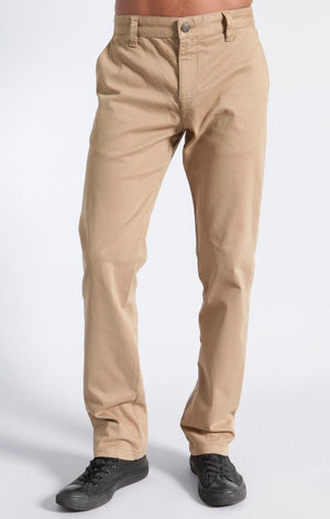 EDWARD CHINO IN KHAKI TWILL - Mavi Jeans