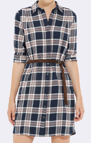 CHECKED DRESS - Mavi Jeans