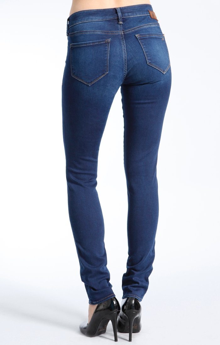 SERENA SUPER SKINNY IN DARK SATEEN SHANTI - Mavi Jeans