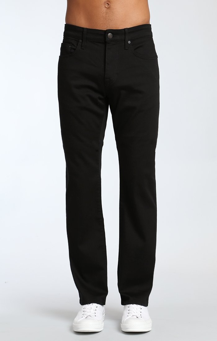 ZACH STRAIGHT LEG IN DOUBLE BLACK YALETOWN - Mavi Jeans