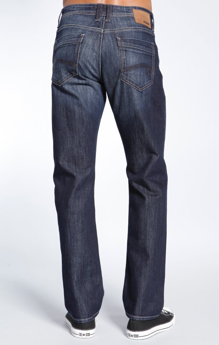 MYLES STRAIGHT LEG IN RINSE BRUSHED COOPER - Mavi Jeans