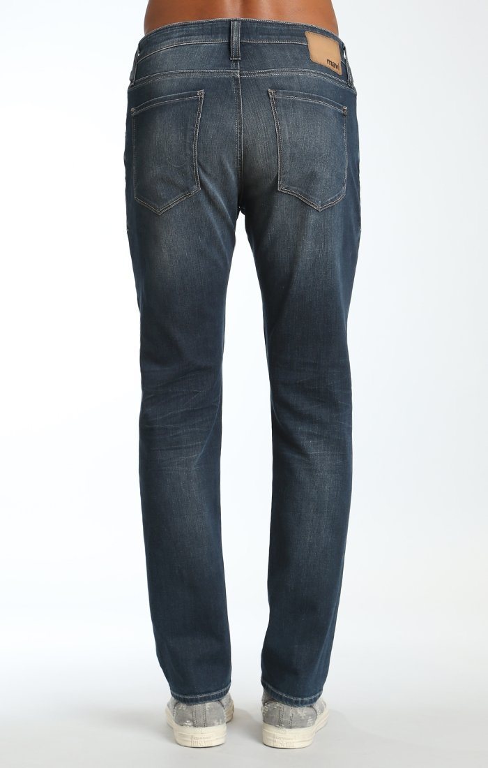 MARCUS SLIM STRAIGHT LEG IN MID USED DESTROYED - Mavi Jeans