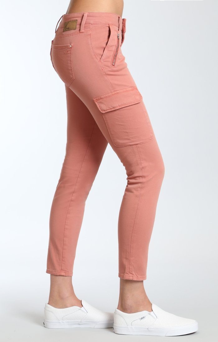 JULIETTE SKINNY CARGO IN ROSE DAWN TWILL - Mavi Jeans