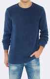 WAFFLE KNIT INDIGO SWEATER - Mavi Jeans