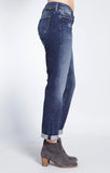 EMMA SLIM BOYFRIEND IN USED GOLD BT - Mavi Jeans