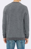 ZIP-DETAIL SWEATER - GREY - Mavi Jeans