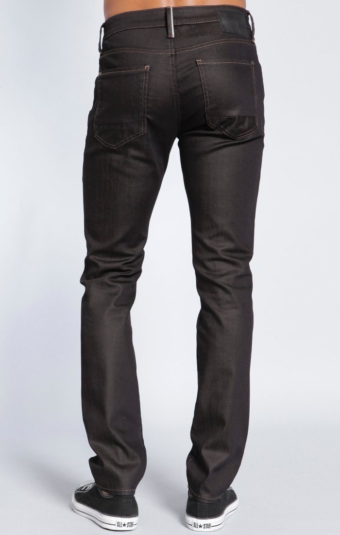 DANIEL SKINNY IN BROWN ITALY WHITE EDGE - Mavi Jeans