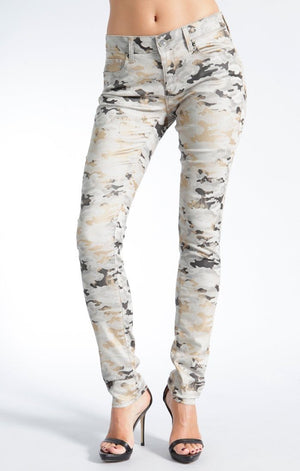 ALEXA SKINNY IN GOLD CAMO - Mavi Jeans