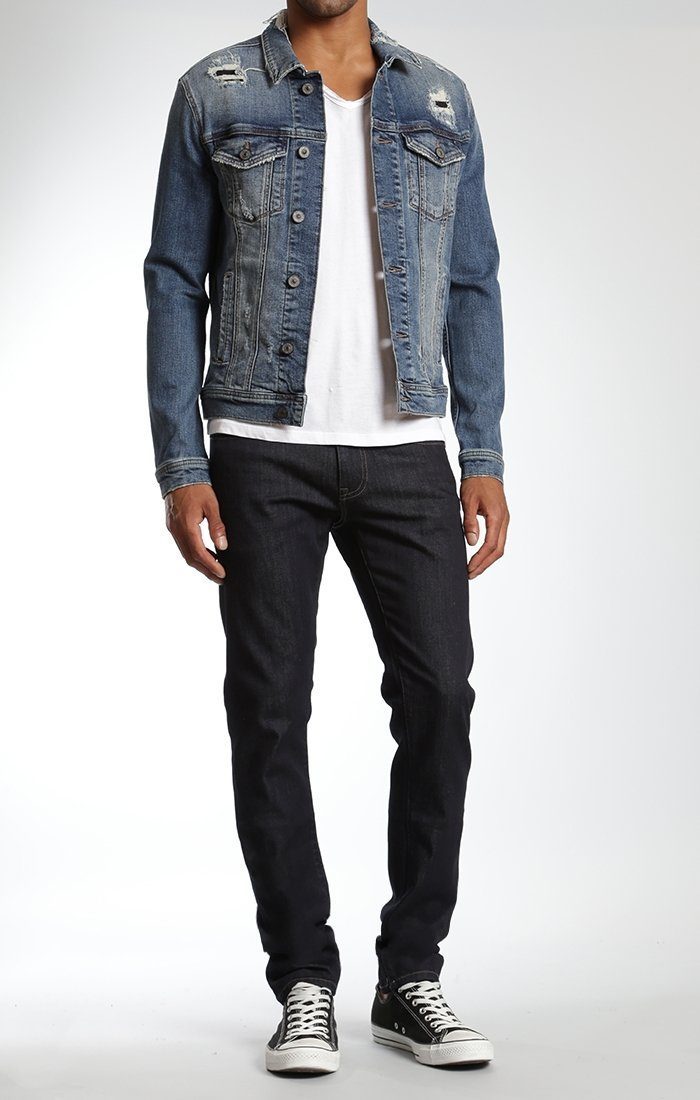 FRANK JACKET IN MID PATCHED - Mavi Jeans