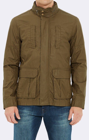 TWILL JACKET DUFFLE GREEN - Mavi Jeans