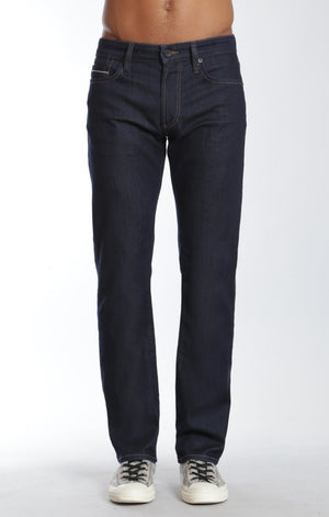 ZACH STRAIGHT LEG IN INDIGO SHADED COATED WHITE EDGE - Mavi Jeans