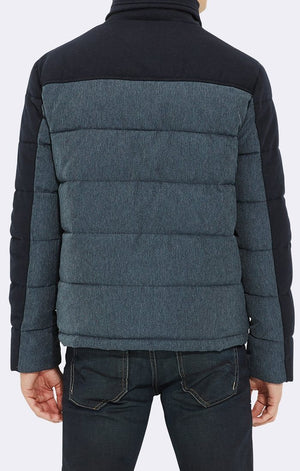 STAND UP COLLAR QUILTED JACKET - Mavi Jeans