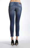 SERENA ANKLE SUPER SKINNY  IN DARK RIPPED VINTAGE - Mavi Jeans