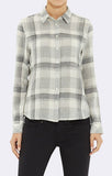 GREY PLAID SHIRT - Mavi Jeans