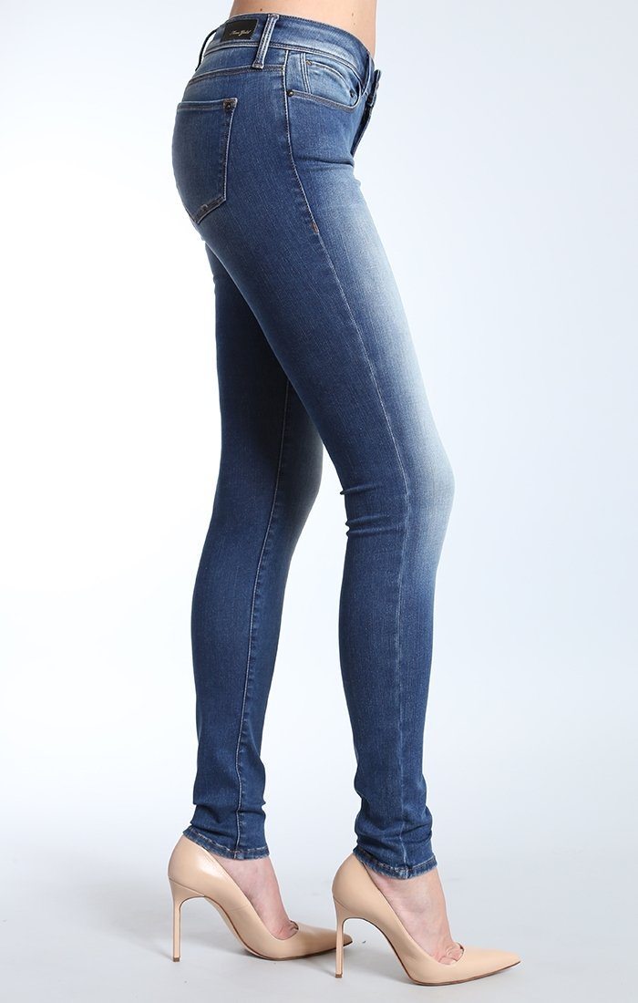 ALEXA SKINNY IN MID GOLD REFORM POPSTAR - Mavi Jeans