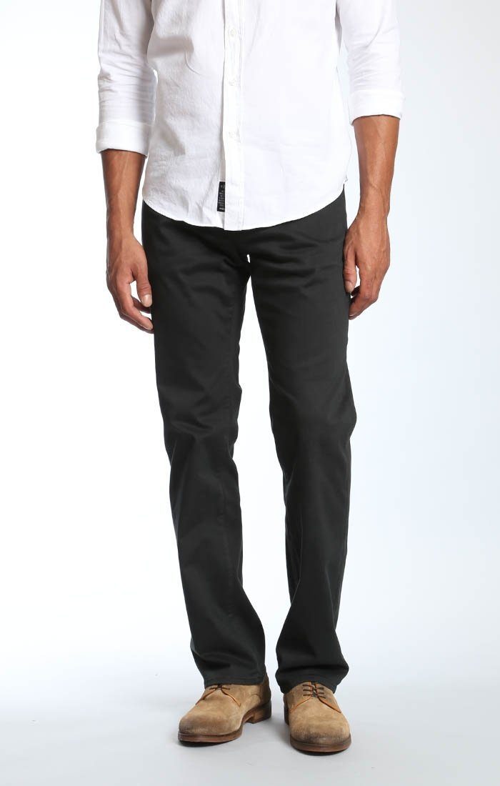 ZACH STRAIGHT LEG IN COAL TWILL - Mavi Jeans