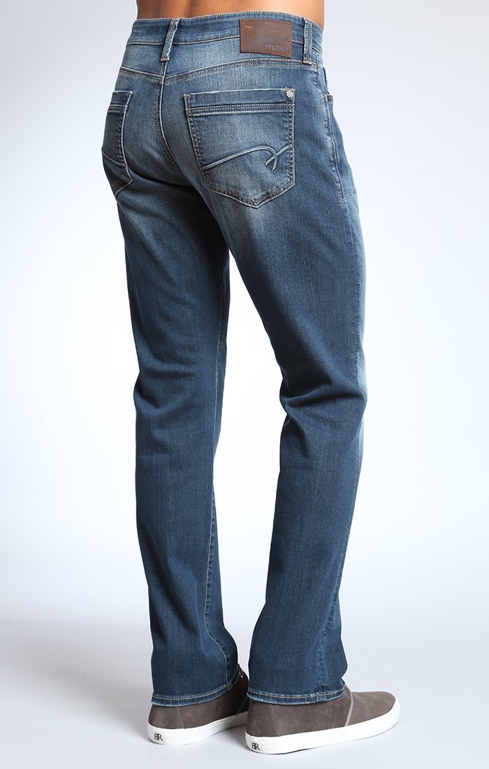 MYLES STRAIGHT LEG IN DARK DEEP YALETOWN - Mavi Jeans