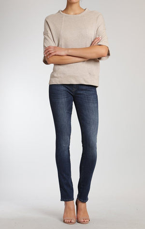 KERRY STRAIGHT LEG IN DARK USED TENCEL GOLD - Mavi Jeans