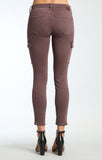 JULIETTE SKINNY CARGO IN DARK WINE TWILL - Mavi Jeans