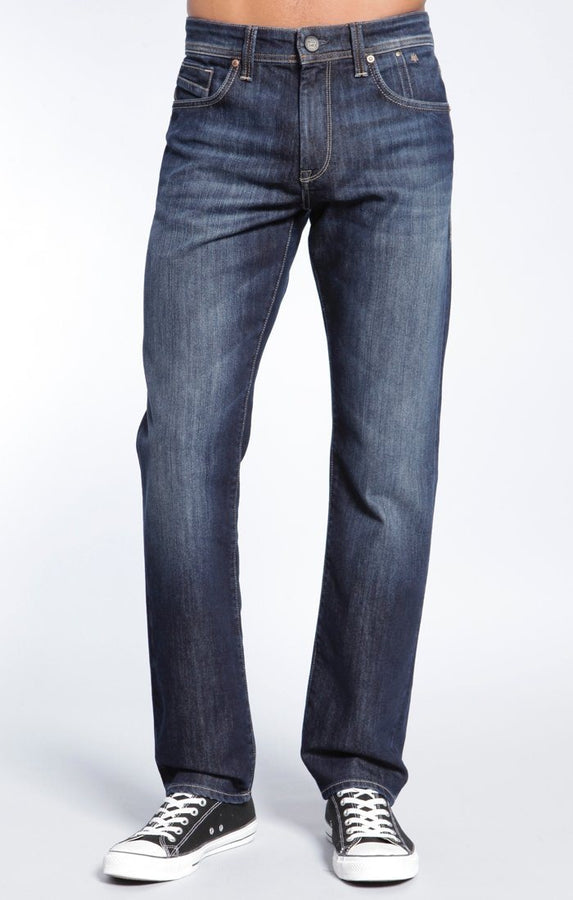 MYLES STRAIGHT LEG IN RINSE BRUSHED COOPER - Mavi Jeans