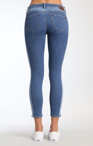 ADRIANA ANKLE SUPER SKINNY IN INDIGO BLOCKING ICON - Mavi Jeans