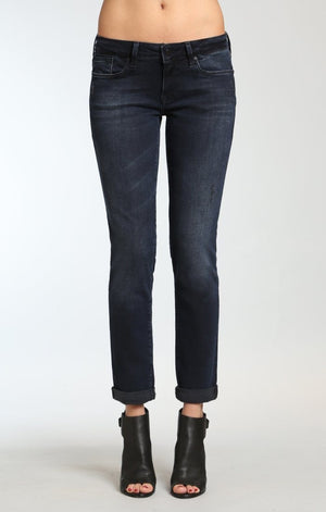 EMMA SLIM BOYFRIEND IN INK USED TRIBECA - Mavi Jeans