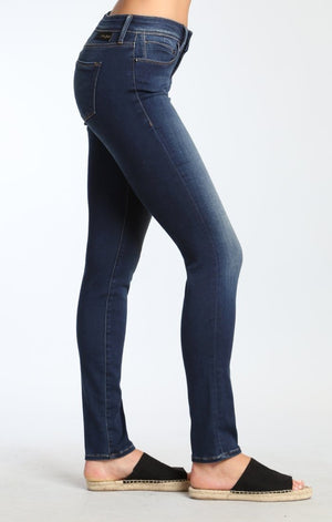 ALEXA SKINNY IN DARK GOLD FEATHER - Mavi Jeans