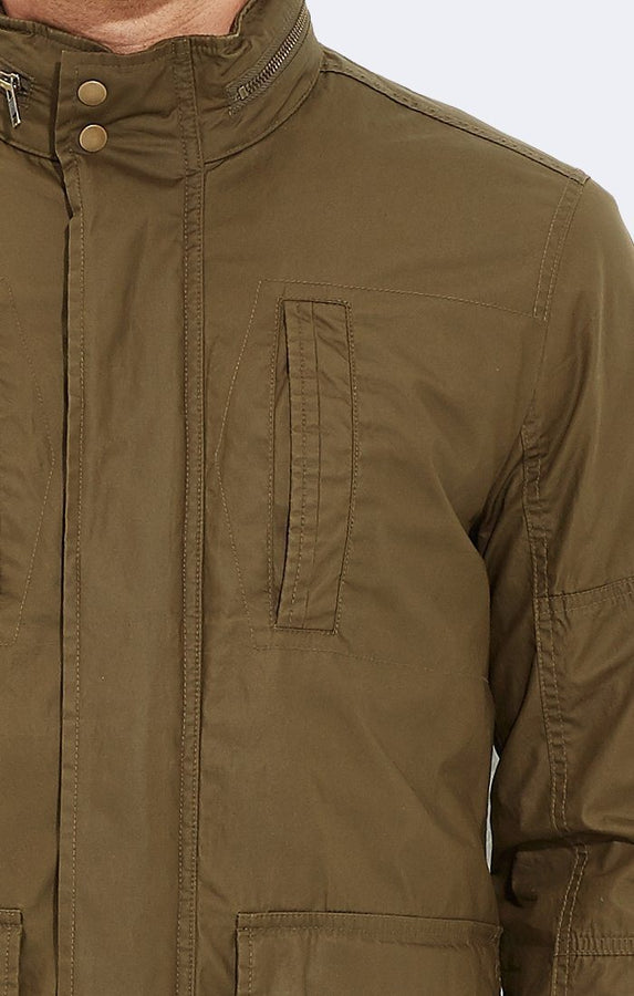 TWILL JACKET DUFFLE GREEN - Mavi Jeans