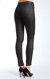 CHLOE SKINNY BIKER IN BLACK JEATHER - Mavi Jeans