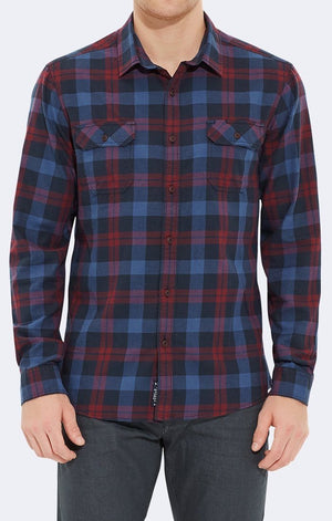 DOUBLE POCKET CHECKED SHIRT - Mavi Jeans