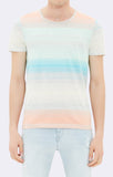 STRIPED TEE - SOFT JADE - Mavi Jeans