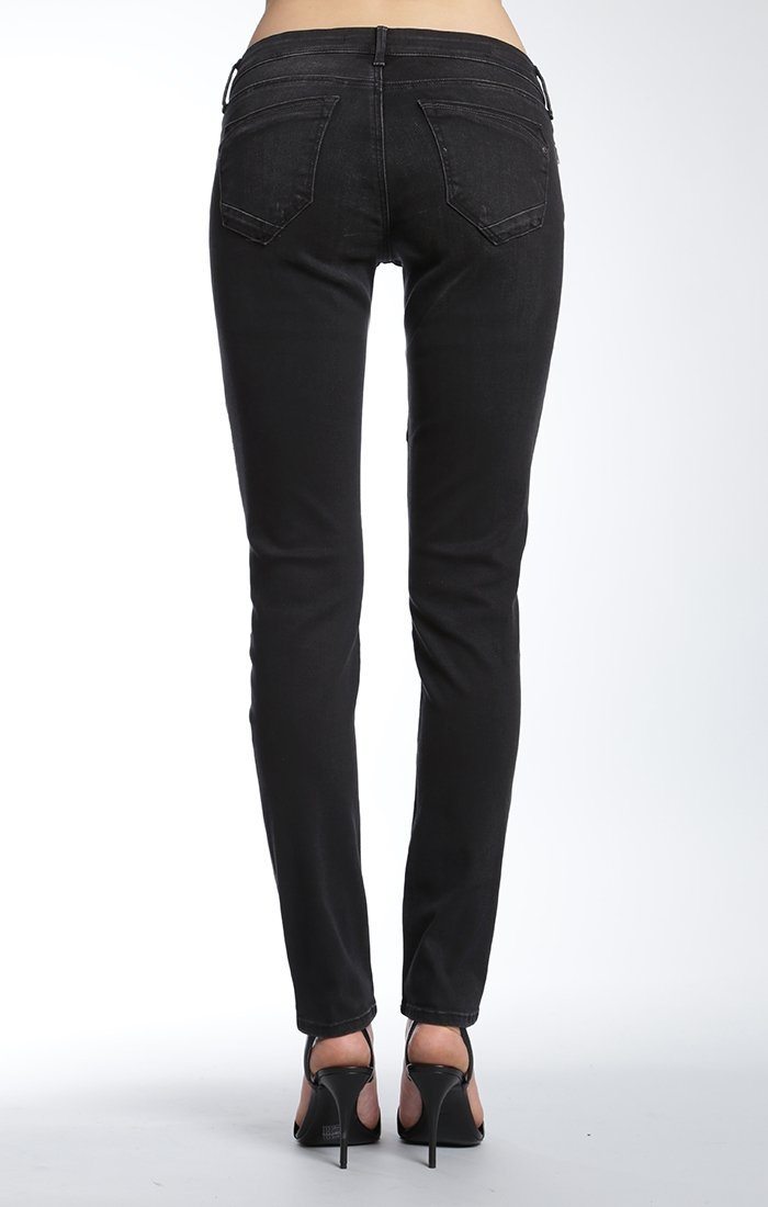 ADRIANA BIKER SKINNY IN SMOKE GLAM STR - Mavi Jeans