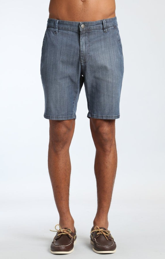 JAY SHORTS IN DARK CHAMBRAY - Mavi Jeans