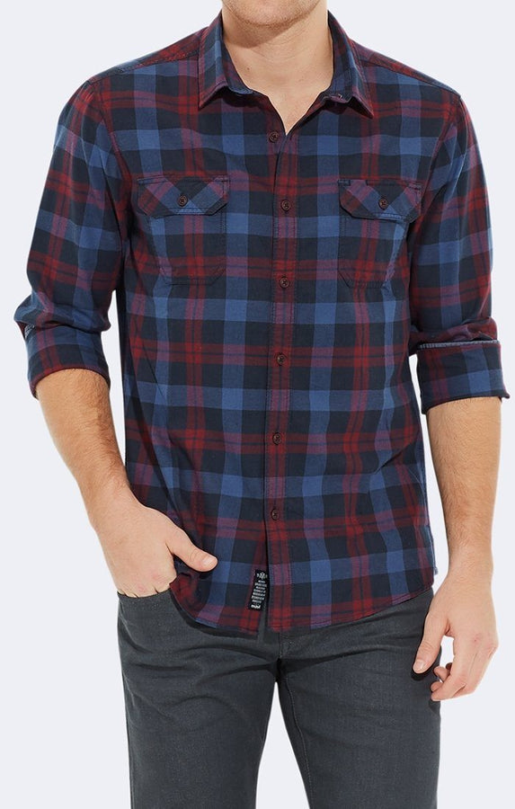 DOUBLE POCKET CHECKED SHIRT - Mavi Jeans