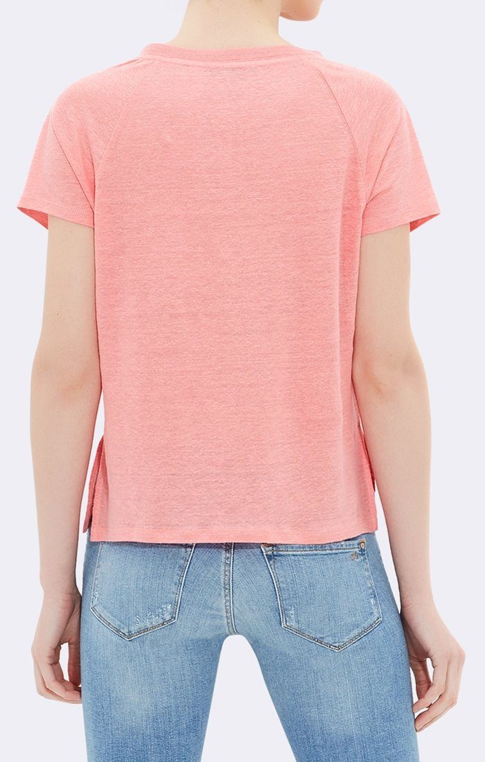 LINEN VNECK POCKET TOP - Mavi Jeans