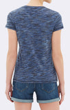 V NECK TEE - INDIGO - Mavi Jeans