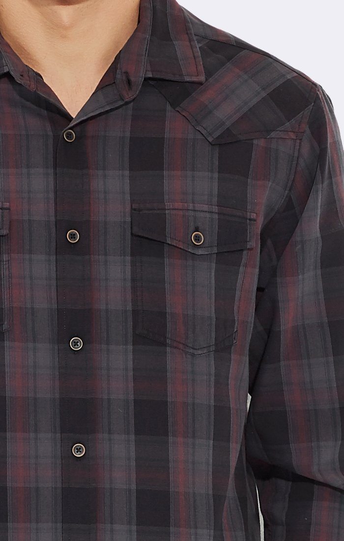 BRUSHED PLAID SHIRT - Mavi Jeans