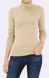 BASIC TURTLE NECK SWEATER - CAMEL - Mavi Jeans