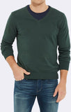 V-NECK SWEATER - FOREST - Mavi Jeans