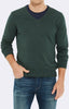 V-NECK SWEATER - FOREST - Mavi Jeans