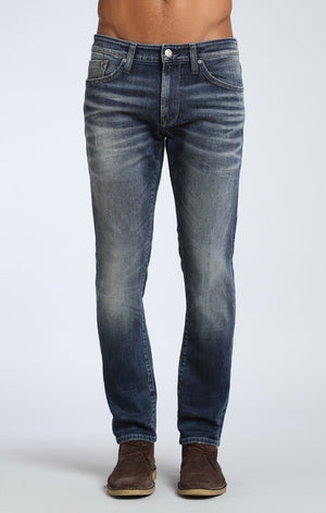 JAKE SLIM LEG IN DARK RIPPED - Mavi Jeans