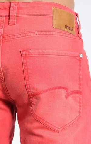 JAKE SLIM LEG IN RED - Mavi Jeans