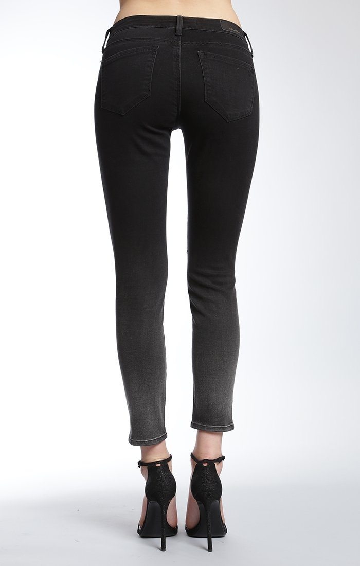 ADRIANA ANKLE SUPER SKINNY  IN OMBRE BLACK GOLD - Mavi Jeans